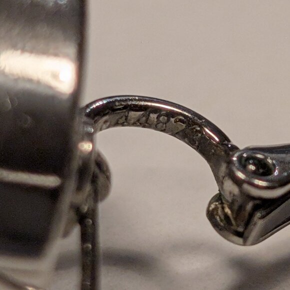 Myka Onyx silver earring - Picture 6 of 7